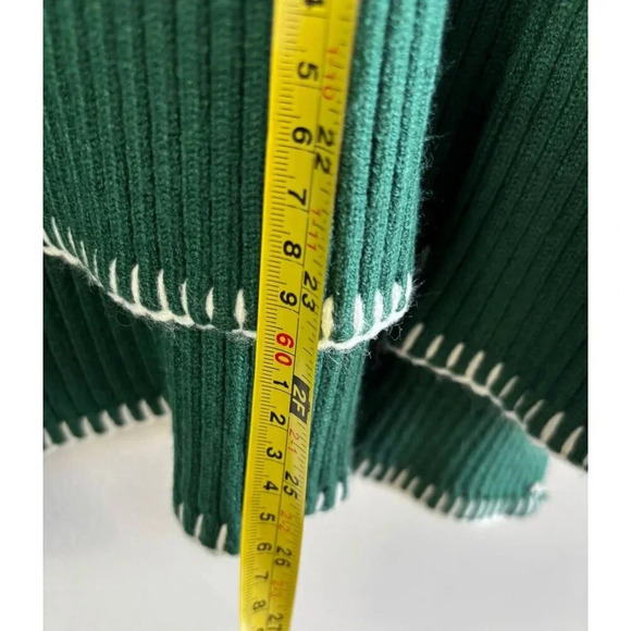 Gibsonlook Womens Pullover Long Sleeve Classic Turtleneck Sweater Green Sz S - Picture 5 of 7